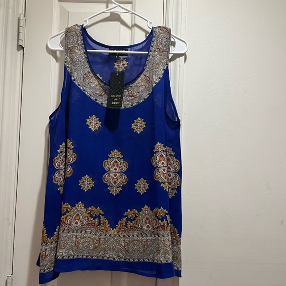 NWT Colors of India sleeveless blouse size M - Picture 5 of 9